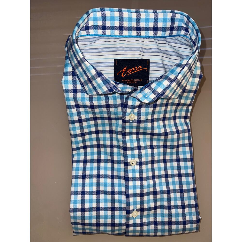 Blue Checkered Men's Shirt
